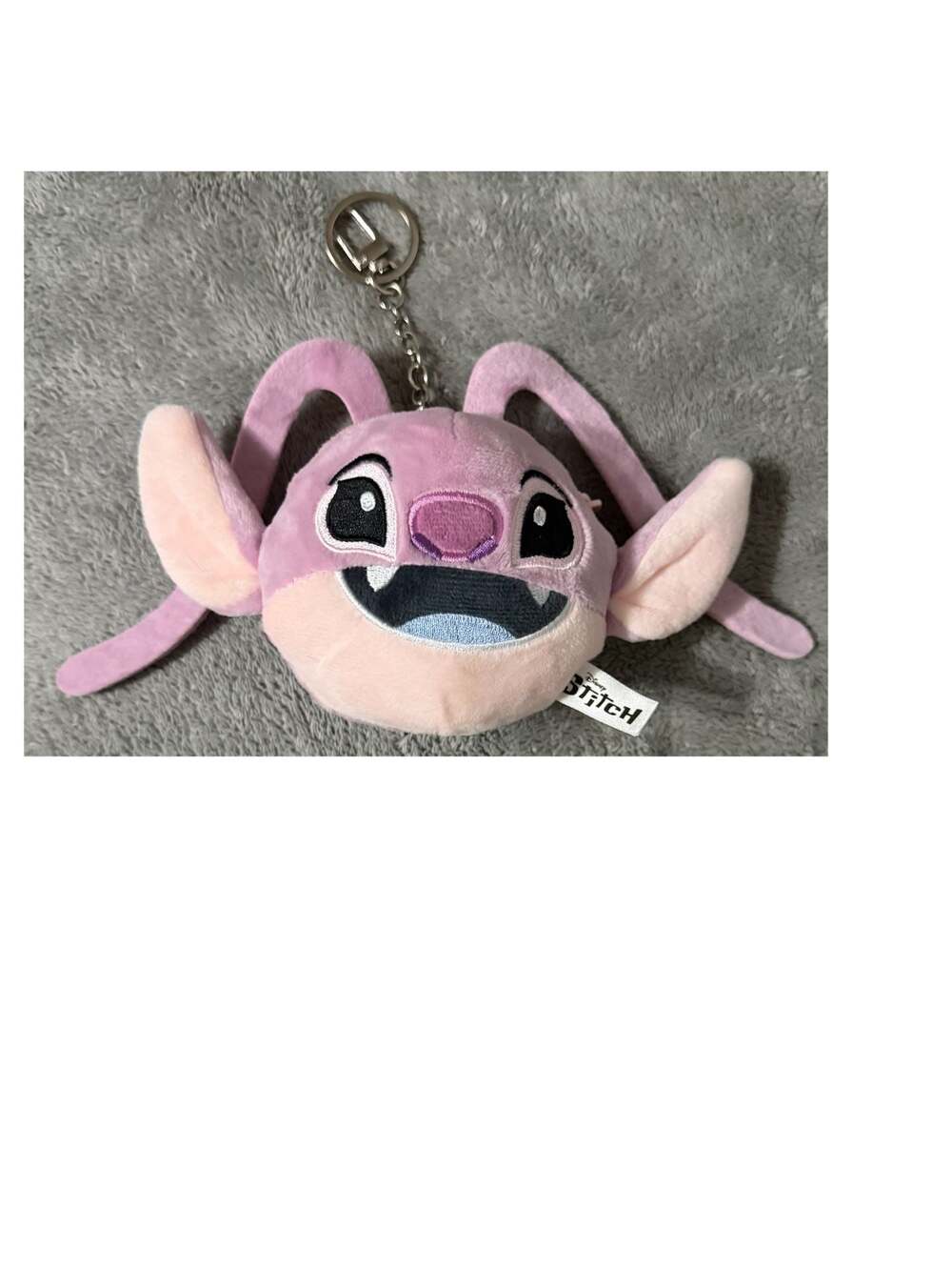 Disney Lilo & Stitch Angel Plush Keychain Bag Charm